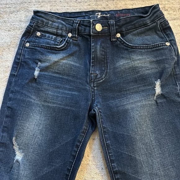 7 for all mankind jeans.  Girls size 12 - Picture 2 of 6